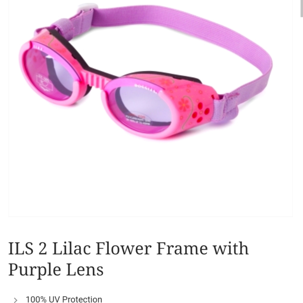 Doggles, Lilac and pink,  size Small